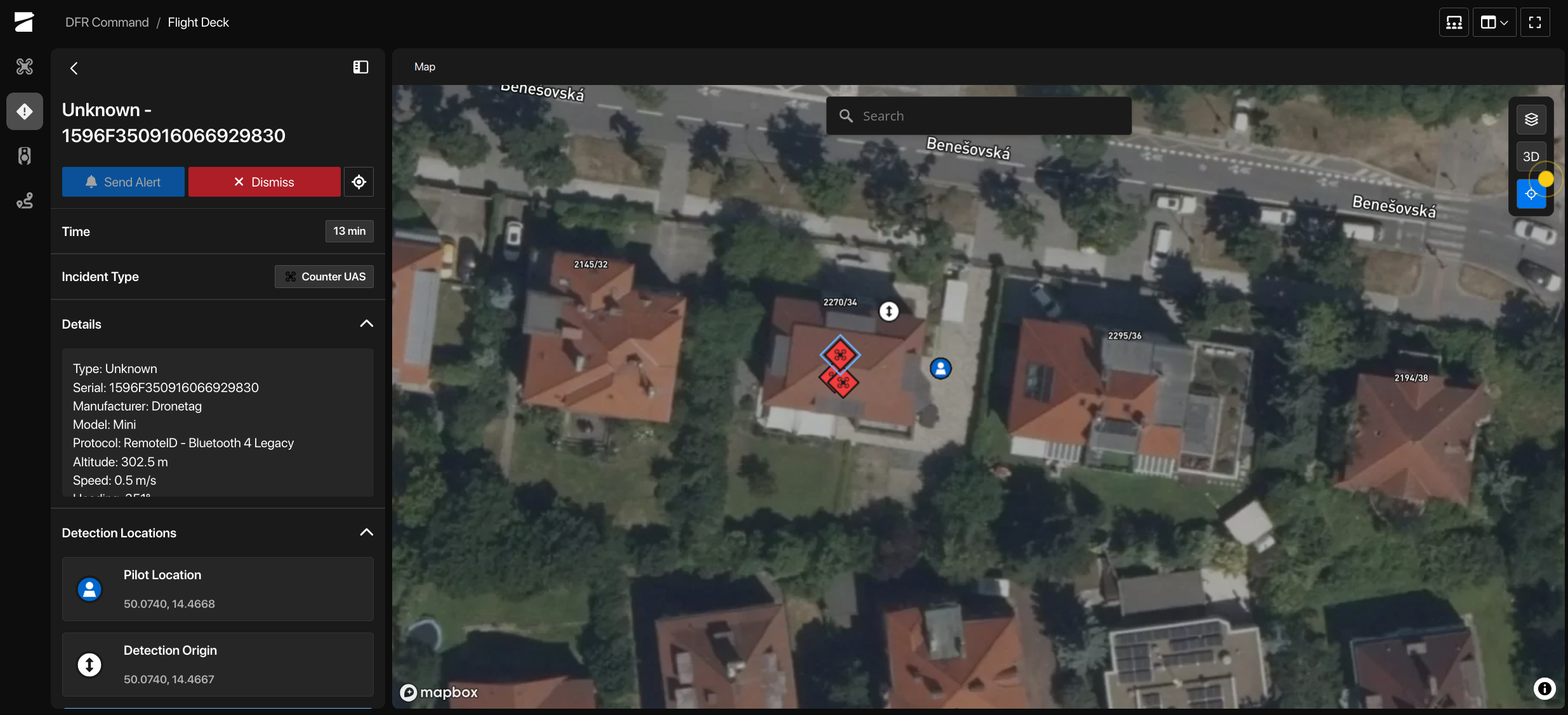 Details of detection on Skydio website