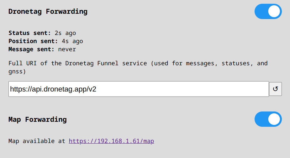 Scout Dronetag Forwarding