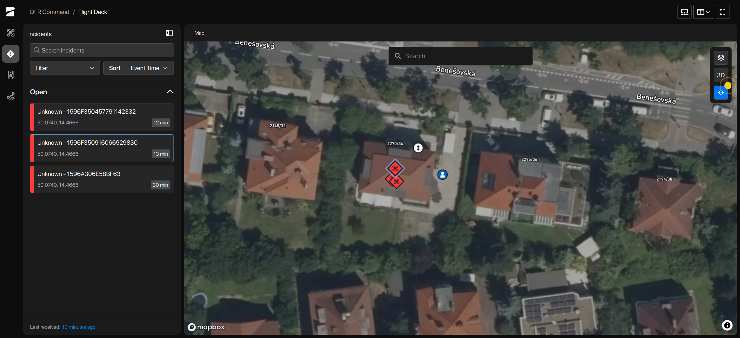 Drones detected showing up on Skydio website