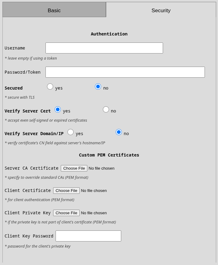 Scout Dronetag Forwarding Security Settings